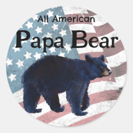 Adesivo Todos os Papas Ursos Americanos