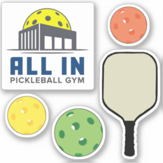Adesivo Todos Os Pickleball Gym Stickers