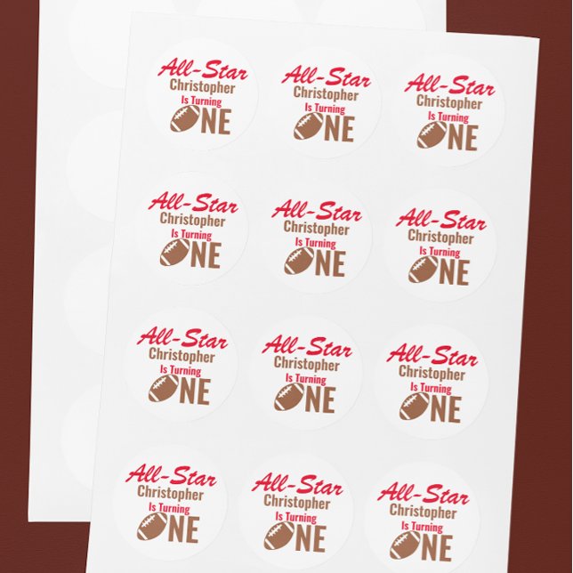 Adesivo Todos os primeiros aniversarios de futebol (Criador carregado)