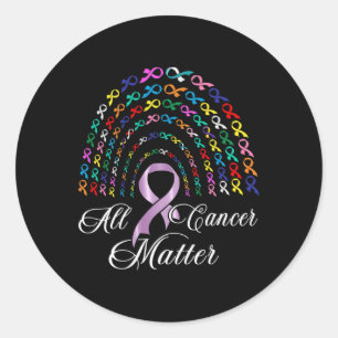 Adesivo Todos os problemas de conscientização do Cancer di
