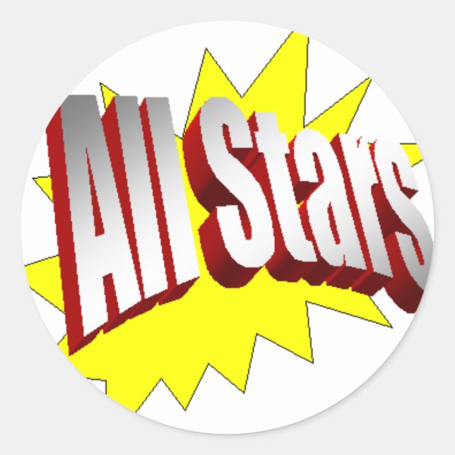 Adesivo Todos os Stars Sticker (Frente)