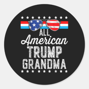 Adesivo Todos os Trump Avó Americano Sinalizador Americano