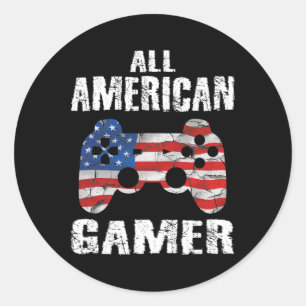 Adesivo Todos Os Videos games Americanos Do 4º De Julho Me