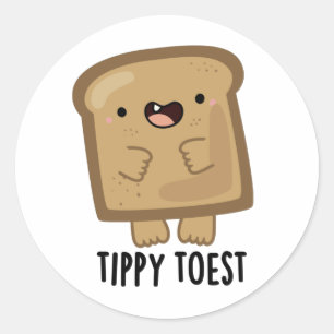 Adesivo Toest Engraçado Ditpy Toast Pun