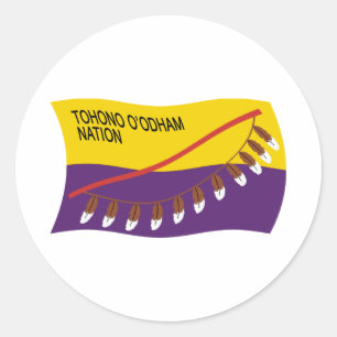 Adesivo Tohono O'odham Nation Flag Sticker