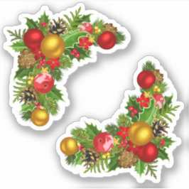 Adesivo Toia Colorida de Férias de Natal