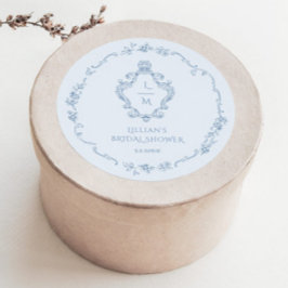 Adesivo Toile de flauta de Chinoiserie Algo Azul