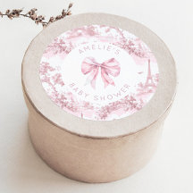 Toile de Jouy Paris Laço Rosa Baby Shower