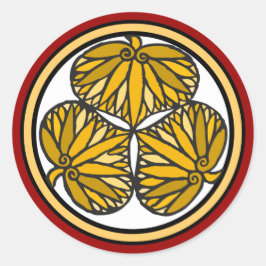 Adesivo Tokugawa Shogun Family Crest, Kyoto, Edo