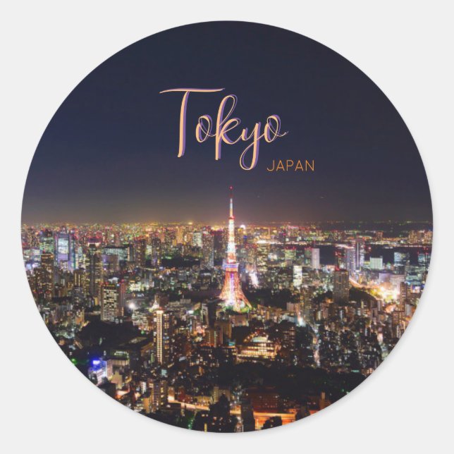 Adesivo Tokyo Japan Sticker Souvenir Memento Gift (Frente)