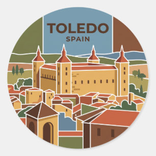 Adesivo Toledo Alcázar Espanha