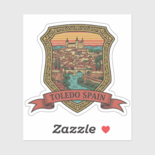 Adesivo Toledo Espanha Alcazar Viagem