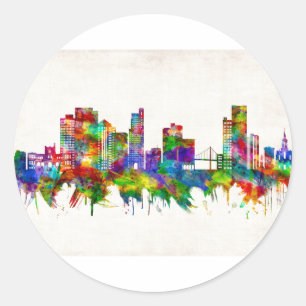 Adesivo Toledo Ohio Skyline