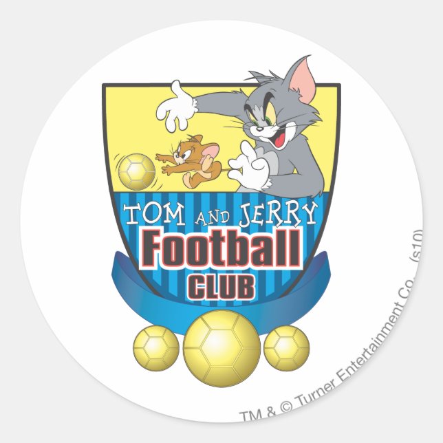 Adesivo Tom e Jerry Soccer (Futebol) 5 (Frente)