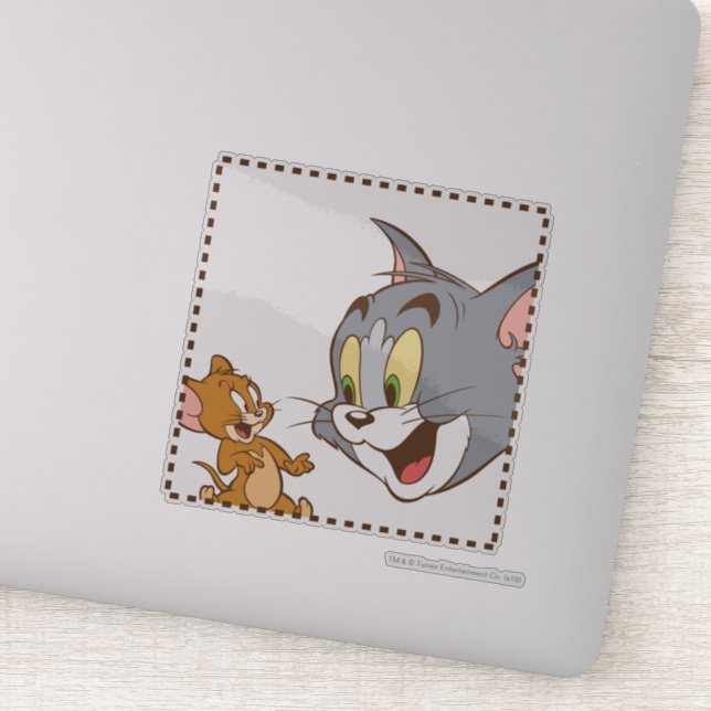 Adesivo Tom e Jerry Stamp (Detalhe)