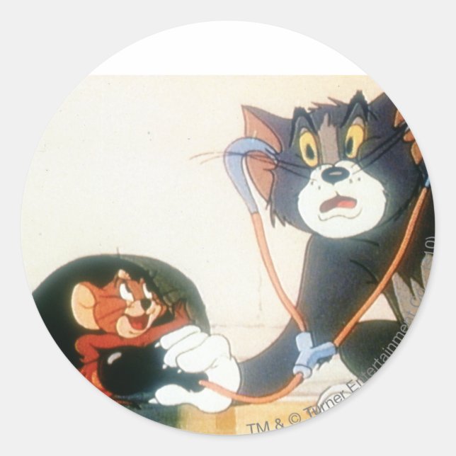 Adesivo Tom E Jerry Stethescope (Frente)