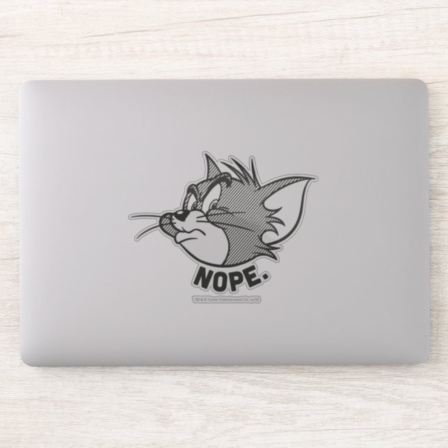 Adesivo Tom E Jerry | Tom Diz Não (Computador)