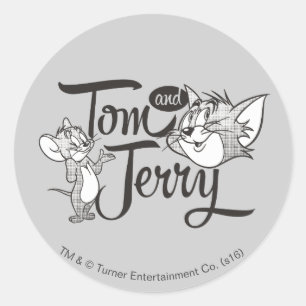 Adesivo Tom e Jerry   Tom e Jerry que olha doce
