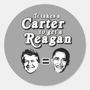 Adesivo Toma um Carter para obter um Reagan