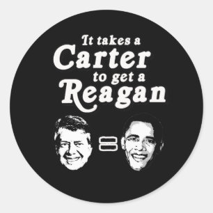 Adesivo Toma um Carter para obter um Reagan