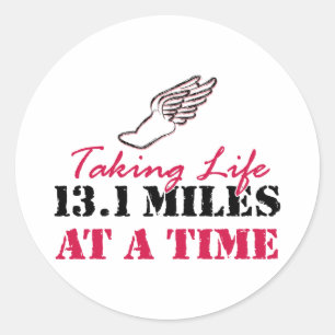 Adesivo Tomando a vida 13,1 milhas de cada vez