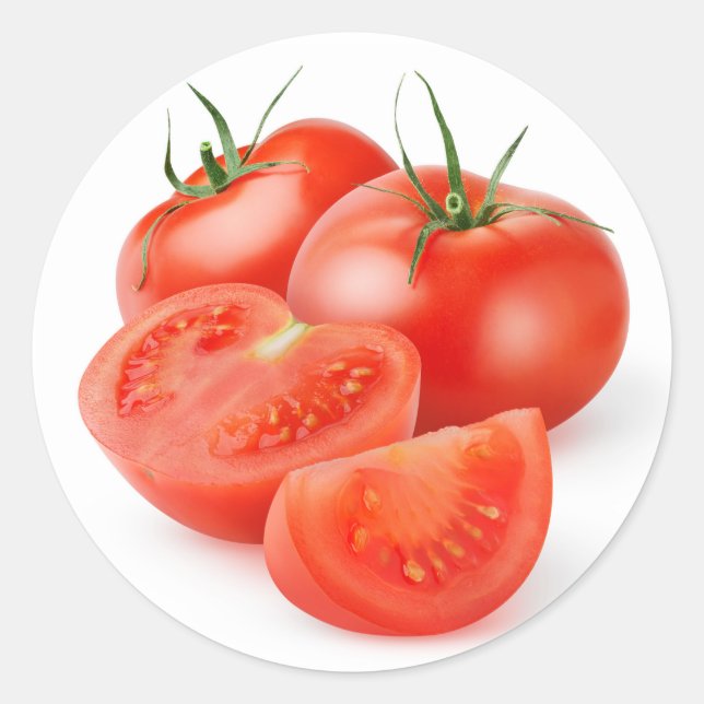 Adesivo Tomate cortado (Frente)