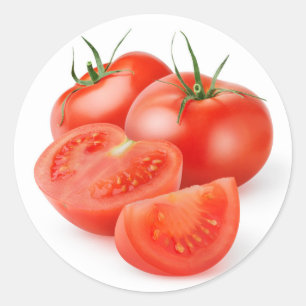 Adesivo Tomate cortado