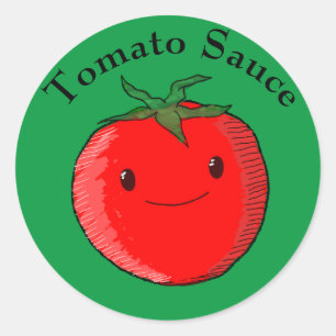 Adesivo Tomate de desenho