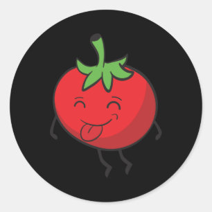 Adesivo Tomate Engraçado