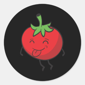 Adesivo Tomate Engraçado