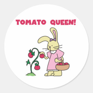Adesivo Tomate Queen T-shirts e presentes