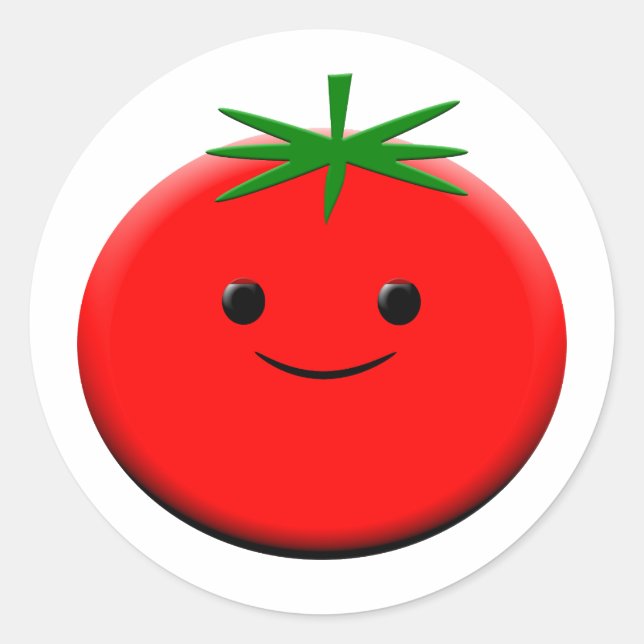 Adesivo Tomate Vermelho (Frente)