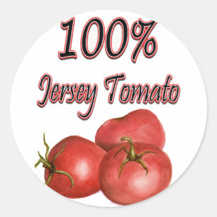 Adesivo Tomates 100% do jérsei