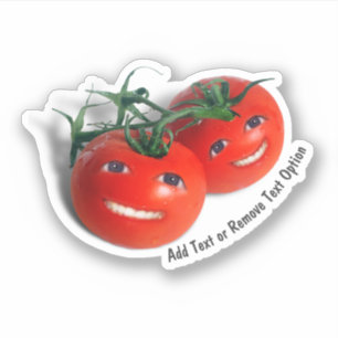 Adesivo Tomates Cereja Sorridente
