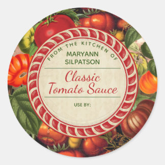 Adesivo Tomates de conserva personalizados da cozinha de