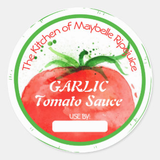 Adesivo Tomates molho de tomate salsa latas