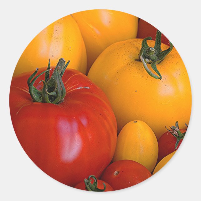 Adesivo Tomates Vermelhos, Tomates Amarelos (Frente)
