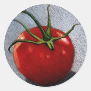 ADESIVO TOMATO NO LÁPIS DE COR: ARTE