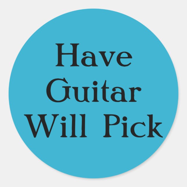 Adesivo Tome Guitarra (Frente)