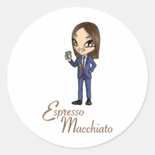 Adesivo Tommy Cash Espresso Macchiato Eurovisão 2025 Esto