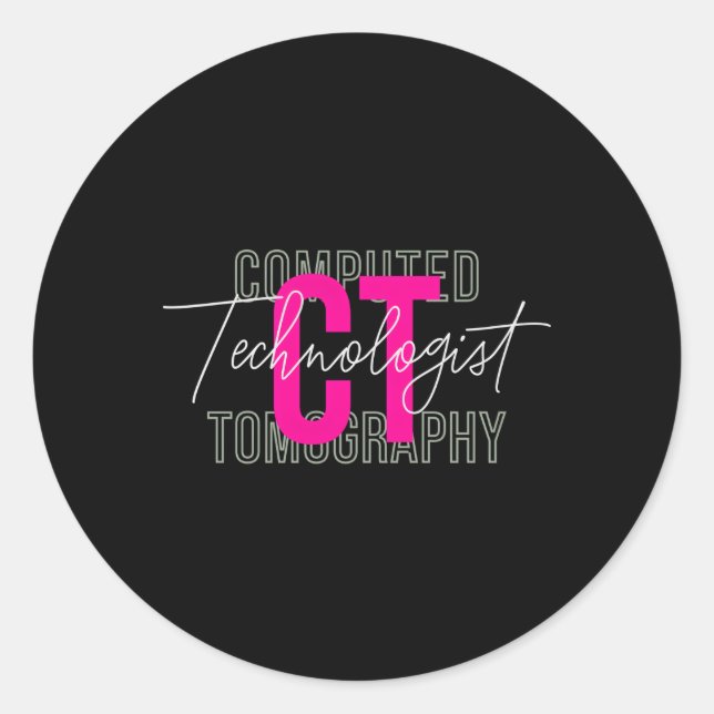 Adesivo Tomografia Computacional Tecnológica Ct Tech Radio (Frente)