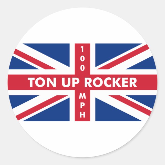 Adesivo Ton Up Rocker (Frente)