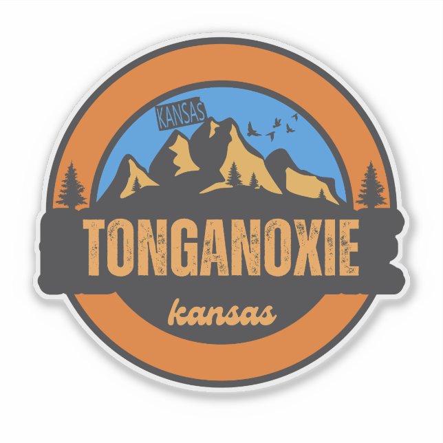 Adesivo Tonganoxie, Kansas (Frente)