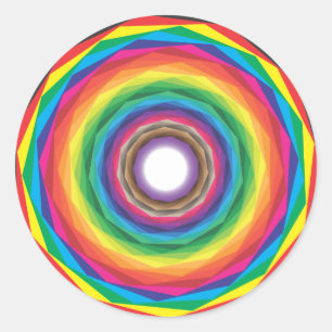 Adesivo tons hipnóticos de cores