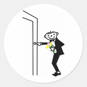 Adesivo Toon Groom Toon Toque campainha