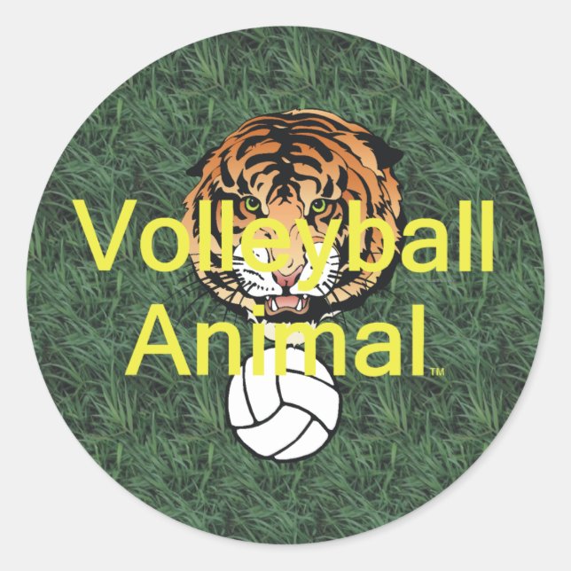 Adesivo TOP - Animal de vôlei (Frente)