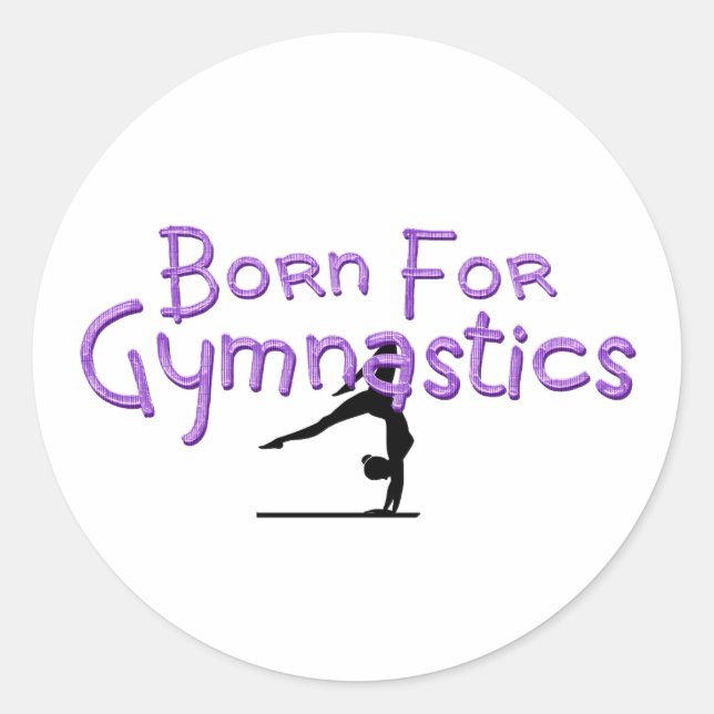 Adesivo TOP Born for Gymnastics (Frente)