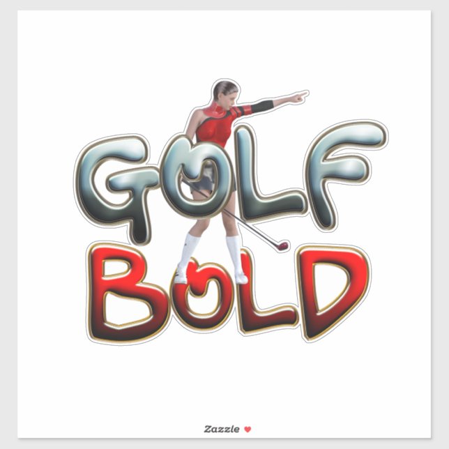 Adesivo TOP Golf Bold (Folha)
