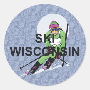 Adesivo Top Ski Wisconsin