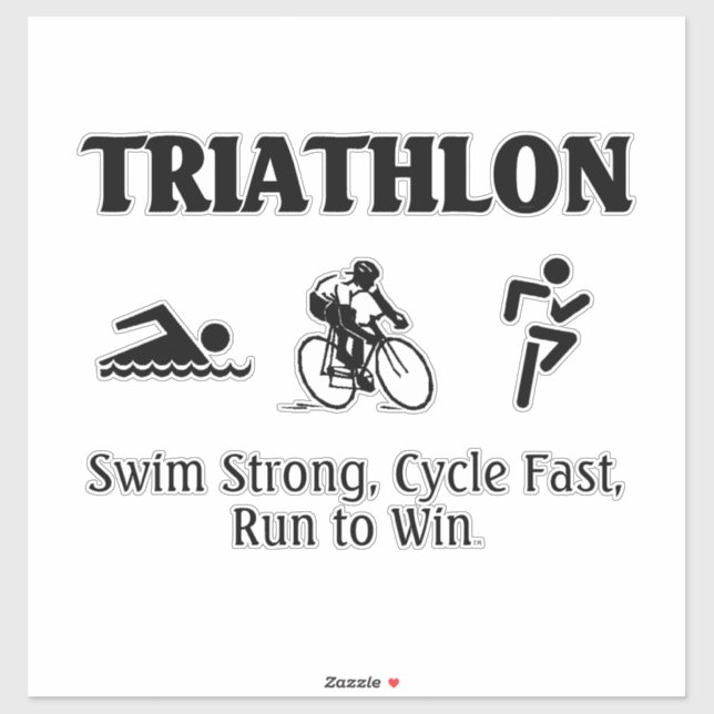 Adesivo TOP Triathlon (Folha)